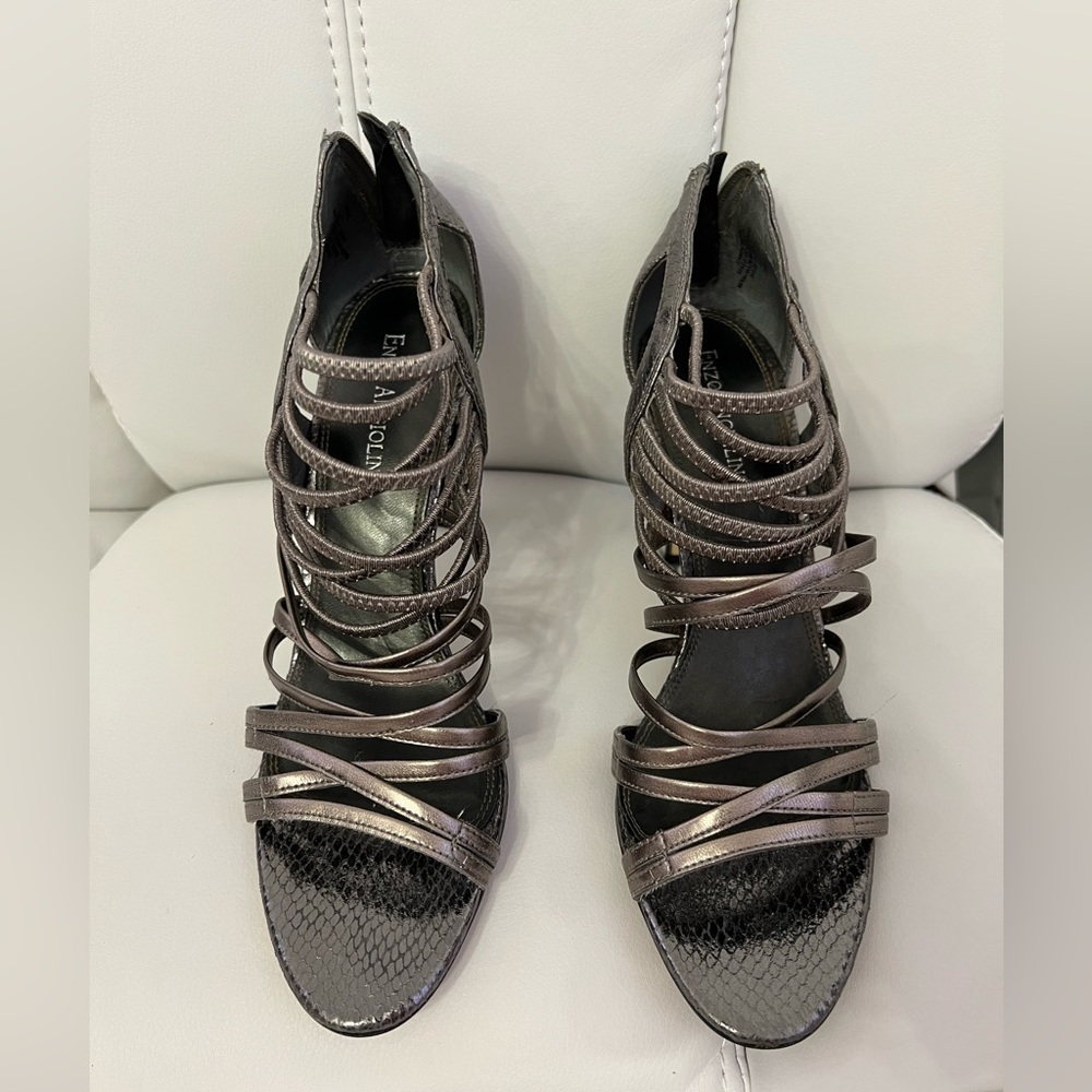 Enzo Angiolini Gray Heels, Size: 7.5